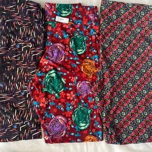 3 Pair New TC Lularoe Leggings